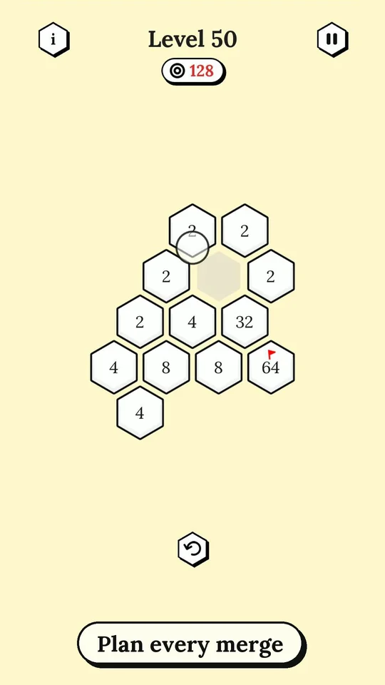 Level 50: a dense board to plan